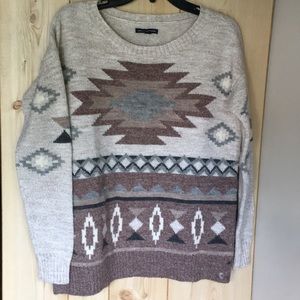AEO Aztec print sweater
